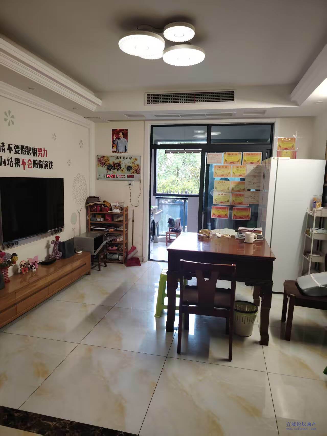S香溢梅溪 洋房2楼，91平，三室两厅一卫，精装修，家具齐全 68万 无税